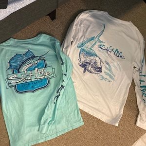 Salt life long mens tshirts